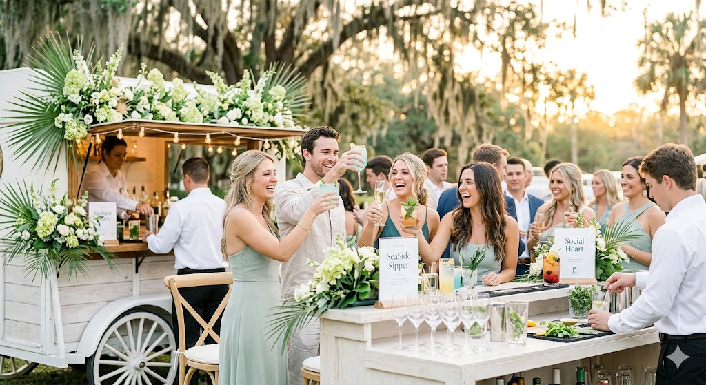 Luxury Wedding Mobile Bar Services Florida